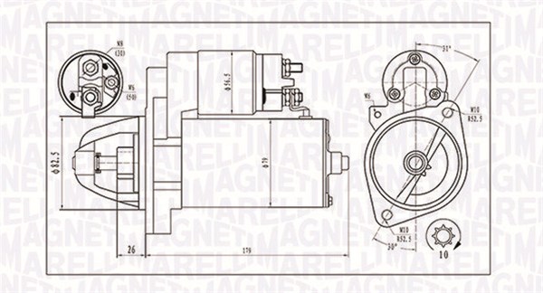 Startteri MAGNETI MARELLI 063721202010