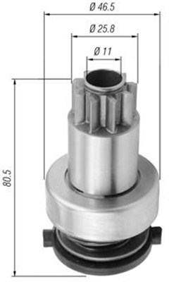 Hammaspyörä, käynnistys MAGNETI MARELLI 940113020434