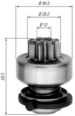 Hammaspyörä, käynnistys MAGNETI MARELLI 940113020281
