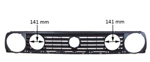 Jäähdyttimen säleikkö, VW GOLF II, 191 853 653F 01C