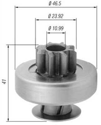 Hammaspyörä, käynnistys MAGNETI MARELLI 940113020370