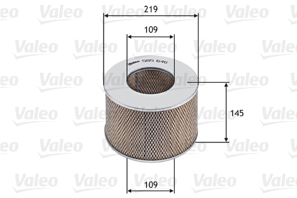 Ilmansuodatin VALEO 585646
