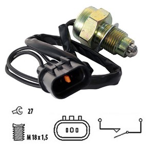 Kytkin, peruutusvalo, CITROËN C-CROSSER, C-CROSSER ENTERPRISE, MITSUBISHI ASX, OUTLANDER II, PEUGEOT 4007, 16 099 242 80, 225762, 8614A0
