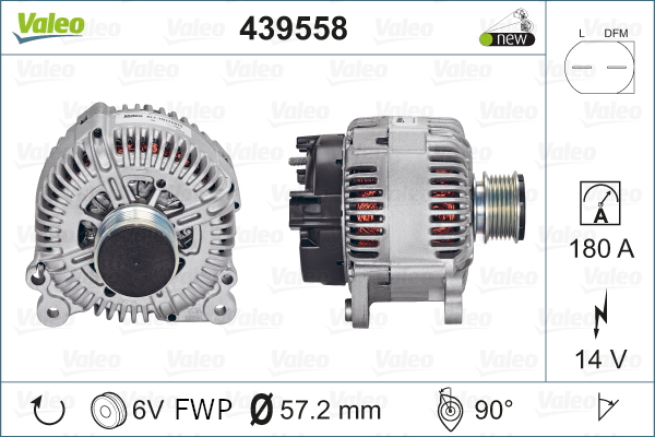 Laturi VALEO 439558