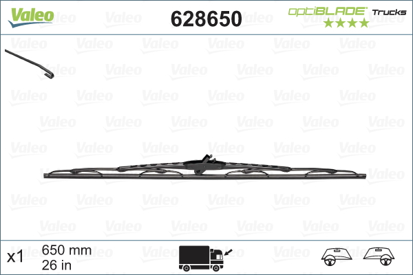 Pyyhkijänsulka VALEO 628650