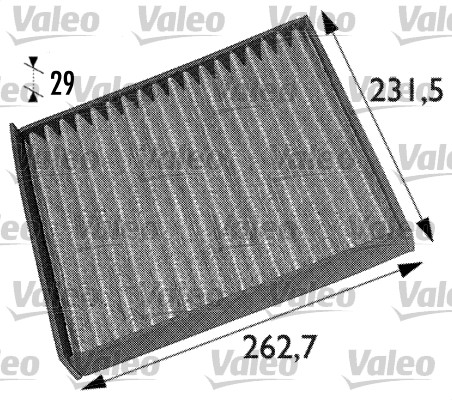 Raitisilmasuodatin VALEO 698708