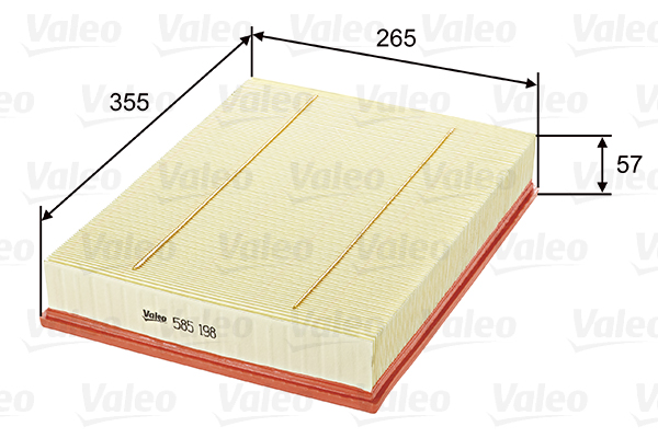 Ilmansuodatin VALEO 585198