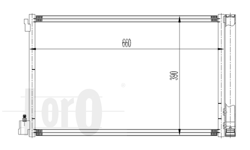 Lauhdutin, ilmastointilaite DEPO 037-016-0036