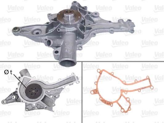 Vesipumppu VALEO 506832