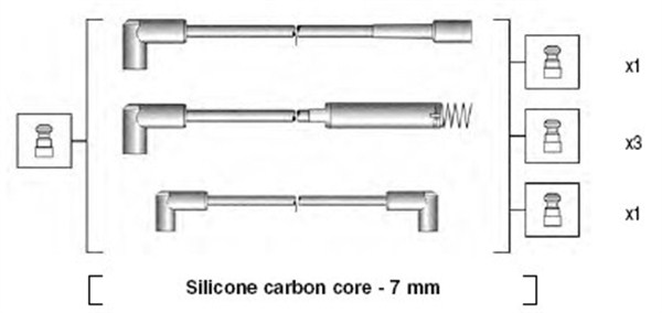 Sytytysjohtosarja MAGNETI MARELLI 941125180672