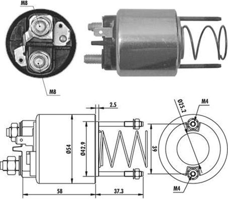 Magneettikytkin, käynnistin MAGNETI MARELLI 940113050382