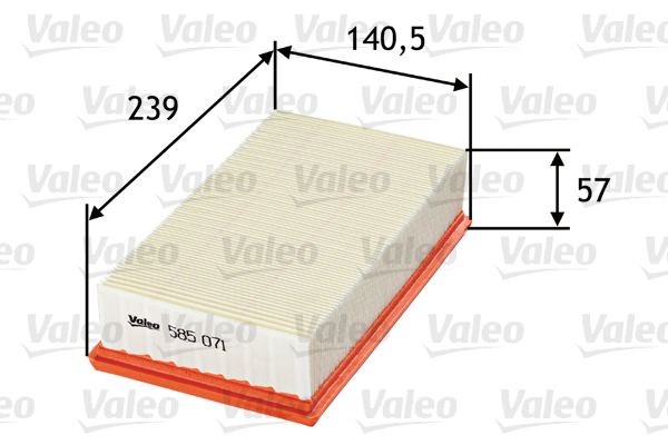 Ilmansuodatin VALEO 585071