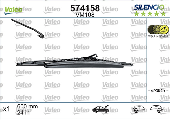 Pyyhkijänsulka VALEO 574158