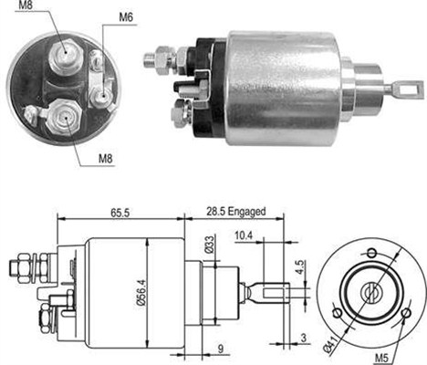 Magneettikytkin, käynnistin MAGNETI MARELLI 940113050365