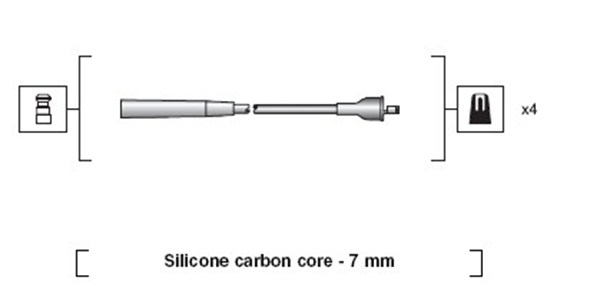 Sytytysjohtosarja MAGNETI MARELLI 941318111227
