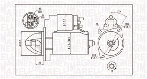 Käynnistin, MERCEDES-BENZ, 0061512501, 0061514601, 0061517401, A0061512501, A0061514601