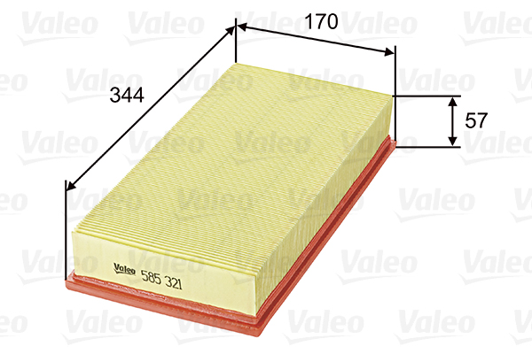 Ilmansuodatin VALEO 585321