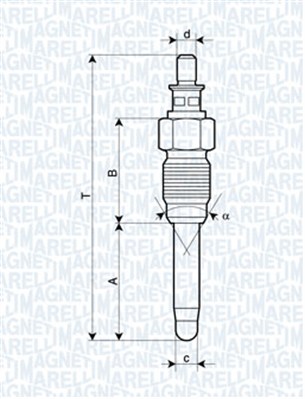 Hehkutulppa MAGNETI MARELLI 062900059304