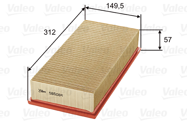 Ilmansuodatin VALEO 585084