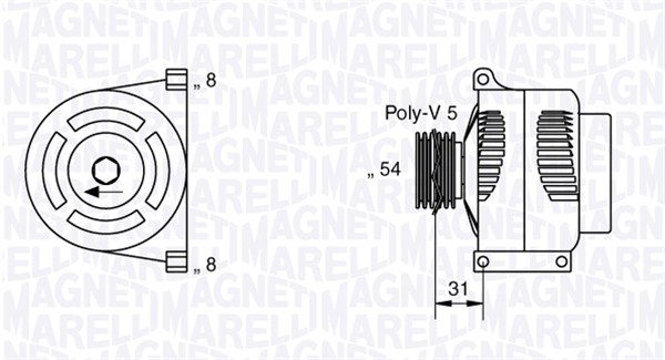Laturi MAGNETI MARELLI 063377426010