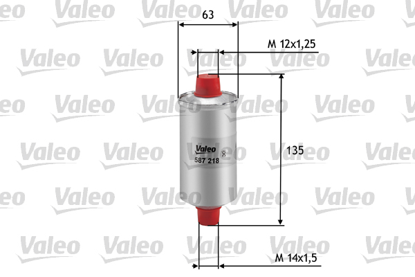 Polttoainesuodatin VALEO 587218