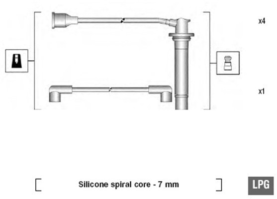 Sytytysjohtosarja MAGNETI MARELLI 941095810619