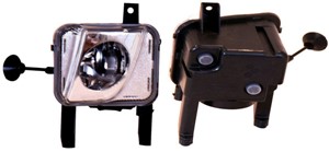 Sumuvalo, Eteen, oikea, OPEL MERIVA A Minibus, minivan, VAUXHALL MERIVA Mk I, 67 10 032, 93321059