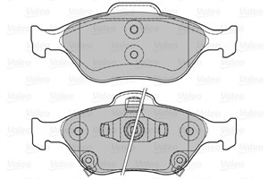 Jarrupalasarja, levyjarru, Etuakseli, DAIHATSU CHARADE, TOYOTA YARIS, YARIS / VIOS Sedan, YARIS Skåp/halvkombi, 04465-0D050, 04465-0D120