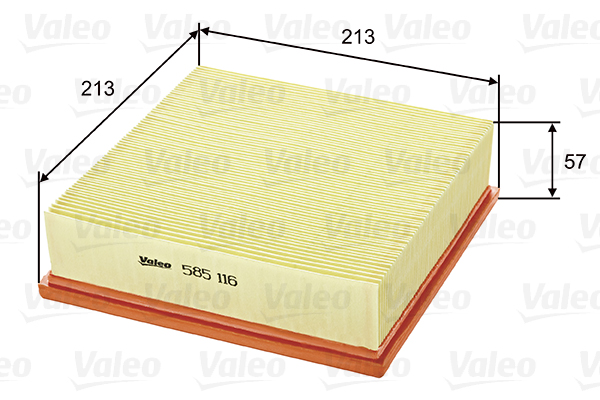 Ilmansuodatin VALEO 585116