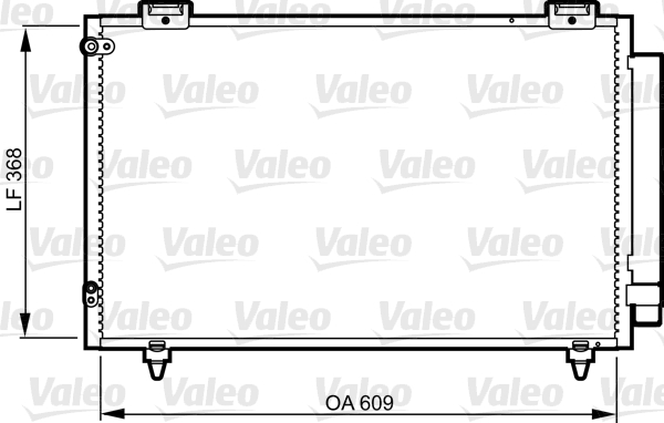 Lauhdutin, ilmastointilaite VALEO 817805