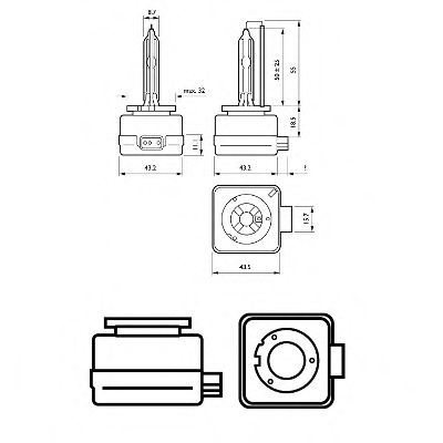 Kaukovalopolttimo PHILIPS 85415XVS1