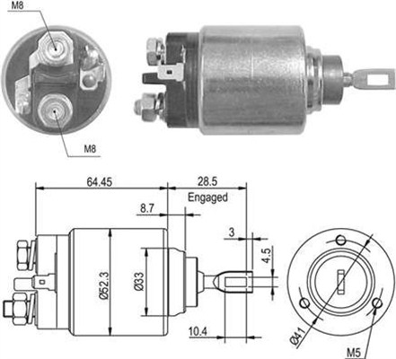 Magneettikytkin, käynnistin MAGNETI MARELLI 940113050013