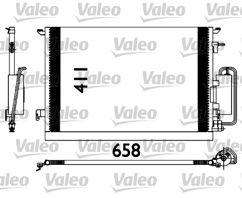 Lauhdutin, ilmastointilaite VALEO 817647