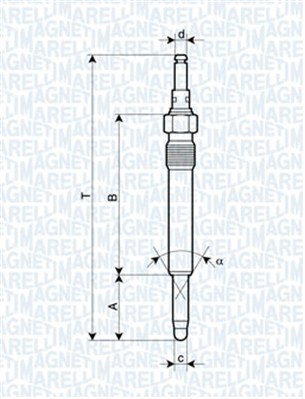 Hehkutulppa MAGNETI MARELLI 062900003304