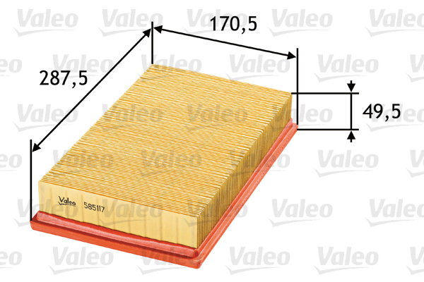 Ilmansuodatin VALEO 585117