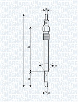 Hehkutulppa MAGNETI MARELLI 062900012304
