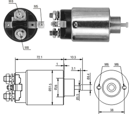 Magneettikytkin, käynnistin MAGNETI MARELLI 940113050224