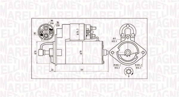 Startteri MAGNETI MARELLI 063720984010