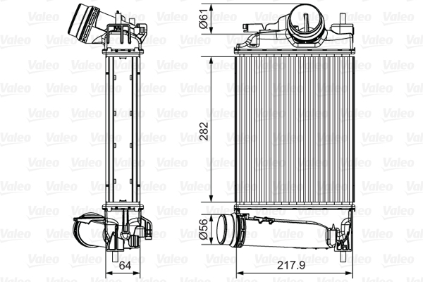 Välijäähdytin VALEO 818295