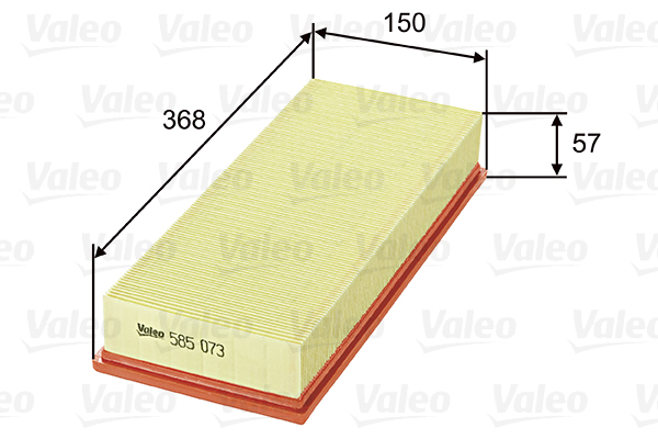Ilmansuodatin VALEO 585073