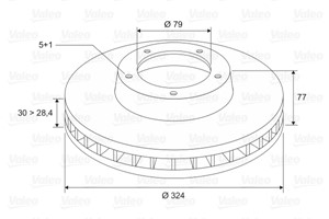 Jarrulevy, Etuakseli, BMW 5 [E60], 5 Touring [E61], 6 [E63], 6 Cabriolet [E64], 34 11 6 753 221, 34 11 6 767 269, 34 11 6 864 905, 34 11