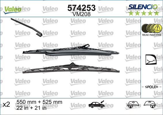 Pyyhkijänsulka VALEO 574253