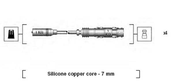 Sytytysjohtosarja MAGNETI MARELLI 941175250764