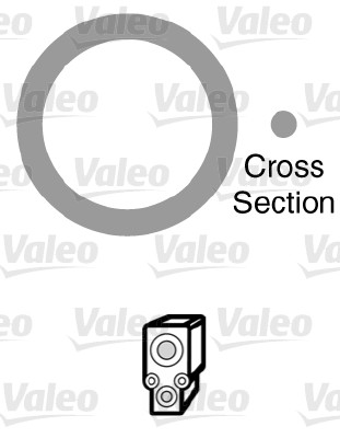 Tiiviste, jäähdytys VALEO 509759