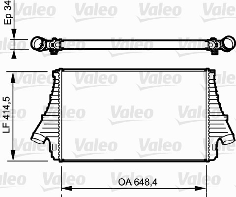 Välijäähdytin VALEO 818722