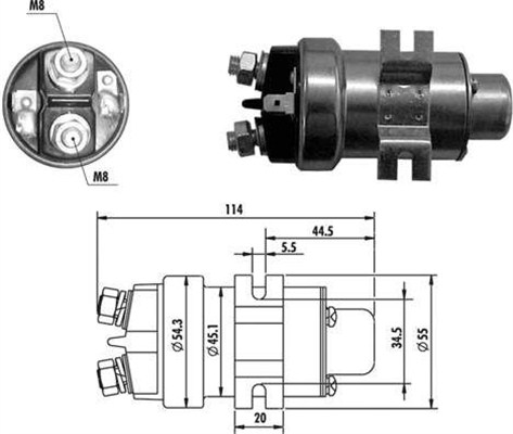 Magneettikytkin, käynnistin MAGNETI MARELLI 940113050019