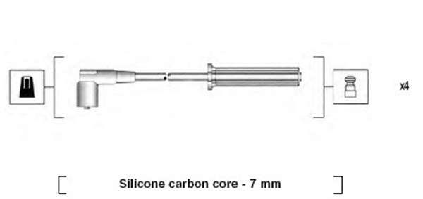 Sytytysjohtosarja MAGNETI MARELLI 941365100933