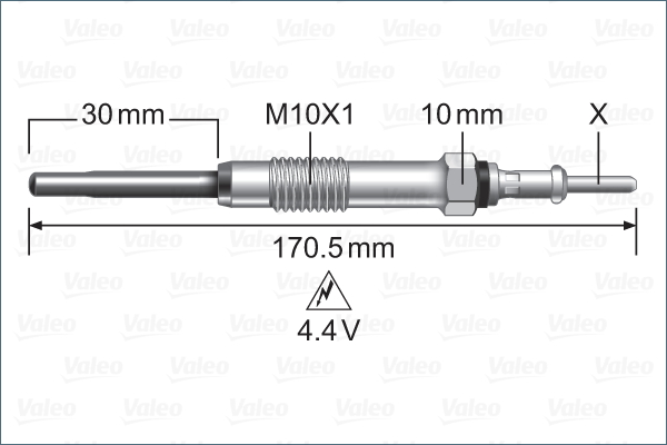 Hehkutulppa VALEO 345247