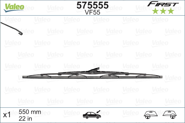 Pyyhkijänsulka VALEO 575555