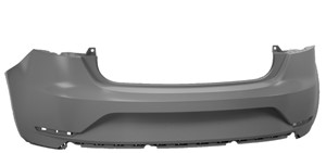 Puskuri, eteen, Takana, SEAT IBIZA IV, 6J4807421E GRU